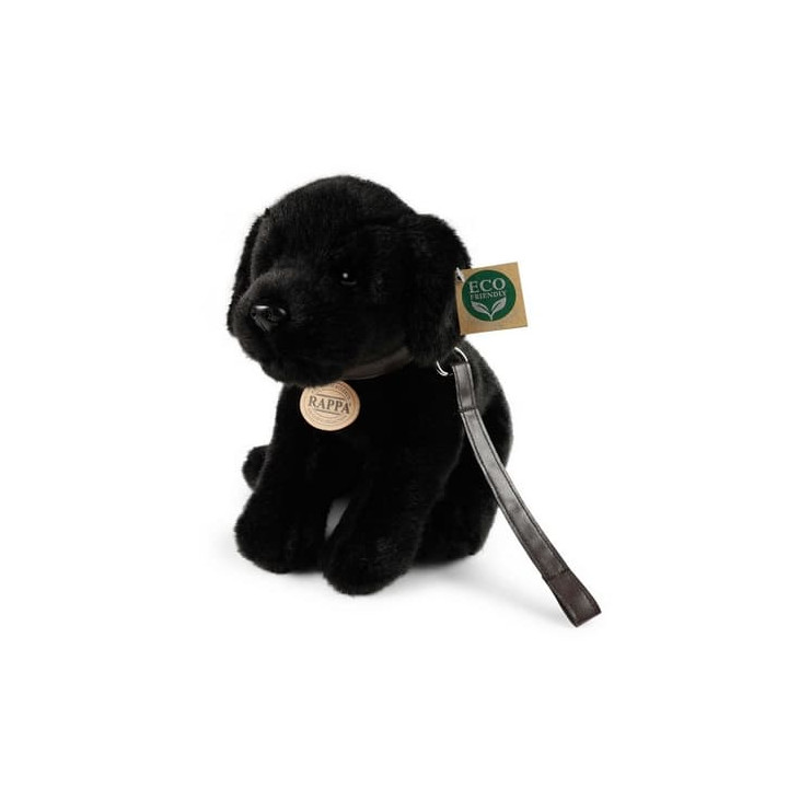Rappa Plyšový pes labrador černý 25 cm ECO-FRIENDLY
