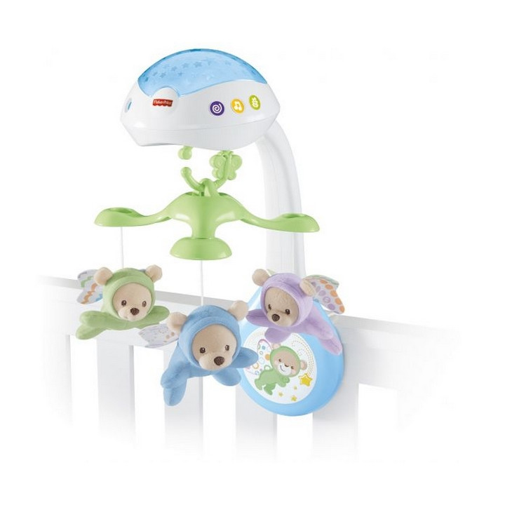 Fisher Price Nový kolotoč nad postýlku motýlci