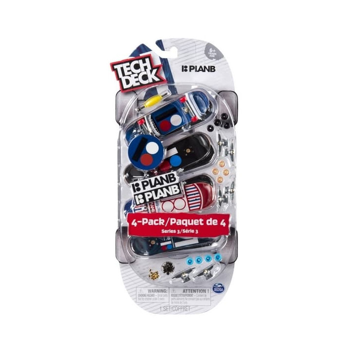 TECH DECK FINGERBOARD ČTYŘBALENÍ