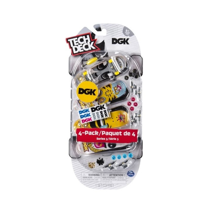 TECH DECK FINGERBOARD ČTYŘBALENÍ