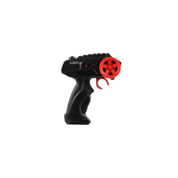 Auto RC pick up terénní plast 25cm 2,4GHZ na baterie šedo-červený v krabici