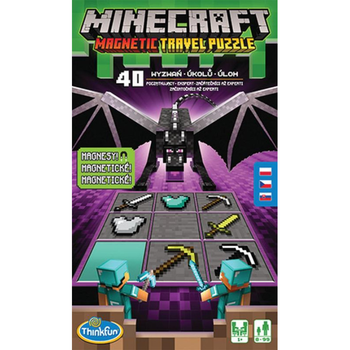 Ravensburger ThinkFun Minecraft Magnetická cestovní hra