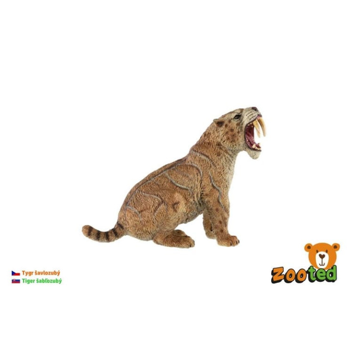 Tygr šavlozubý zooted plast 11cm