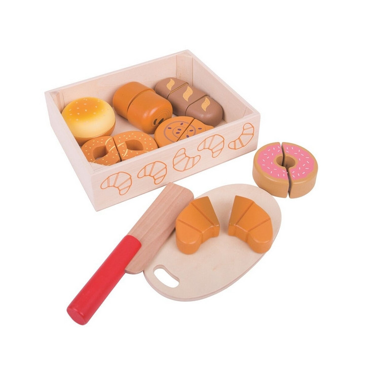 Bigjigs Toys Krájecí pečivo v krabičce