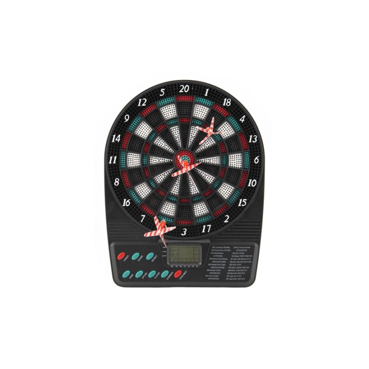 Elektronický terč digitální + 3 šipky plast se zvukem 20x26 cm