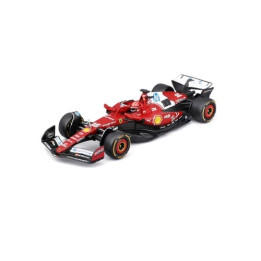 Bburago - RACE F1 v dekorativním boxu, Ferrari SF-25 (2025),  16 Charles Leclerc, 1:43