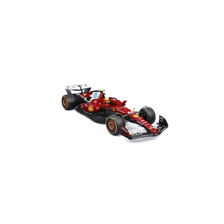 Bburago – RACE Formule F1 Ferrari SF-25 (2025) s helmou,  44 Lewis Hamilton, 1:18