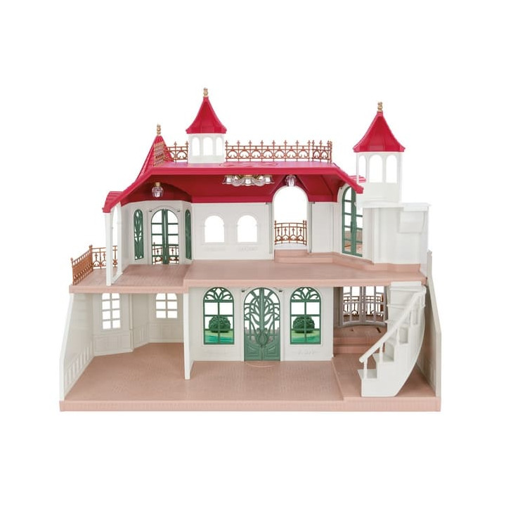 Sylvanian Families Vila s červenou střechou u řeky