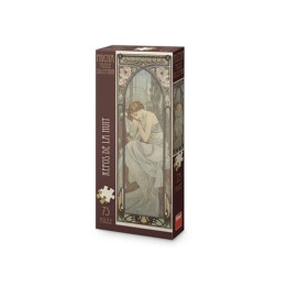 Alfons Mucha – Odpočinek noci 75 panoramic Puzzle