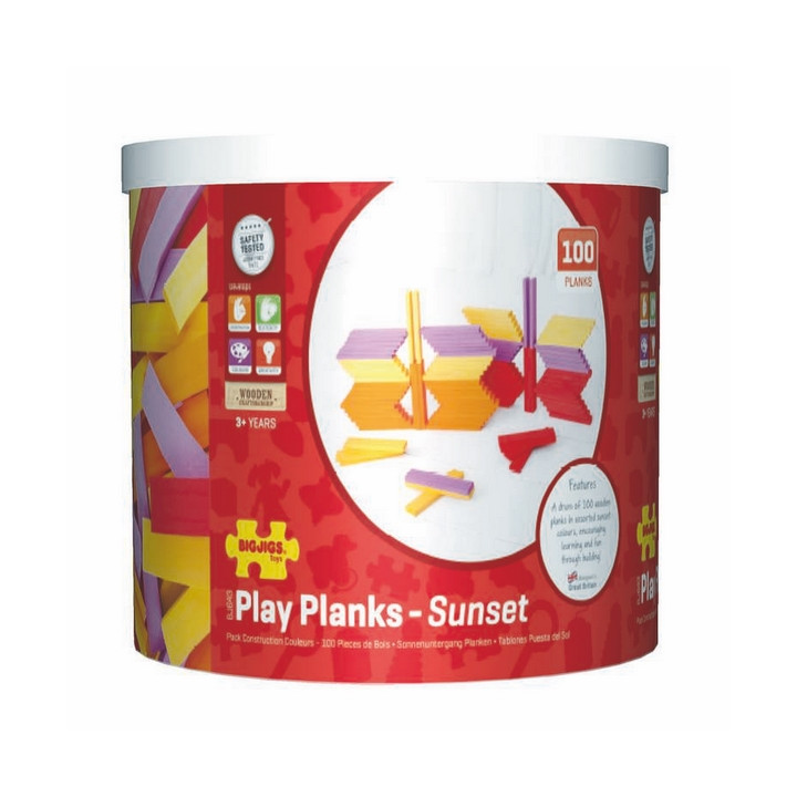 Bigjigs Toys Hrací desky západ slunce 100 dílů
