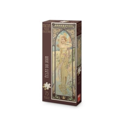 Alfons Mucha – Záře dne 75 panoramic Puzzle