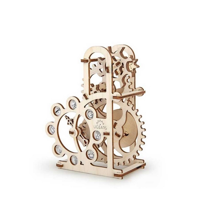 Ugears 3D dřevěné mechanické puzzle Dynamometr