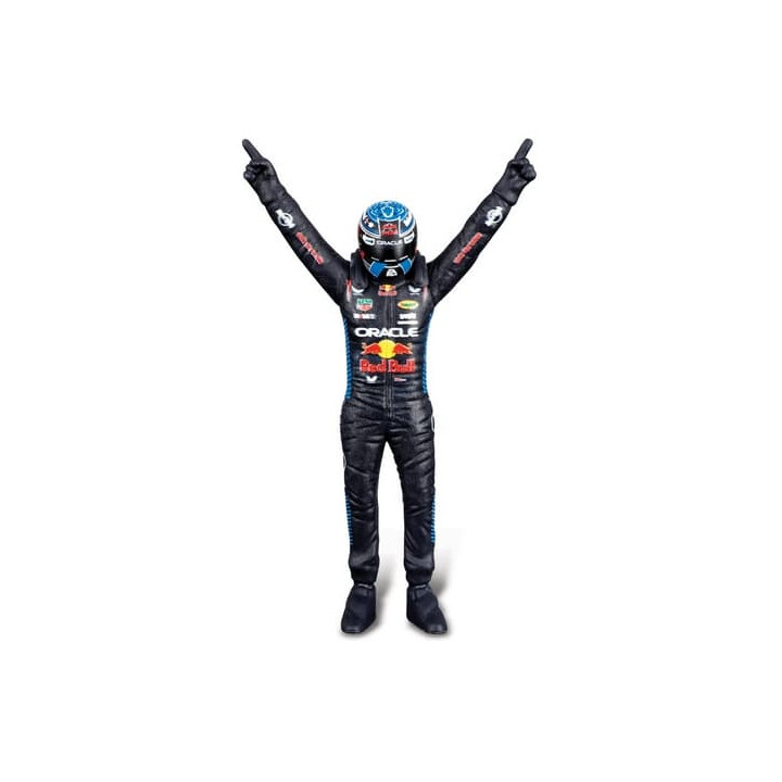 Bburago - RACE Formula F1 s figurkou jezdce, Oracle Red Bull Racing RB20 (2024)  1 Verstappen, 1:24
