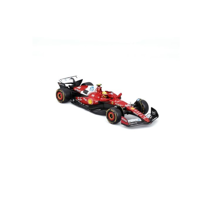 Bburago - RACE F1 v dekorativním boxu, Ferrari SF-25 (2025),  44 Lewis Hamilton, 1:43