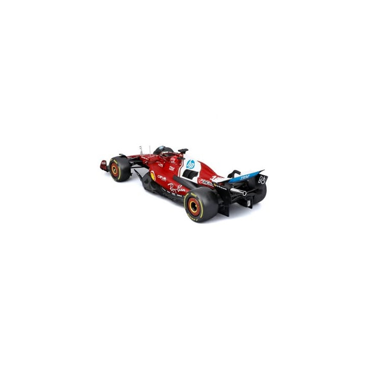 Bburago – RACE Formule F1 Ferrari SF-25 (2025) s helmou,  16 Charles Leclerc, 1:18