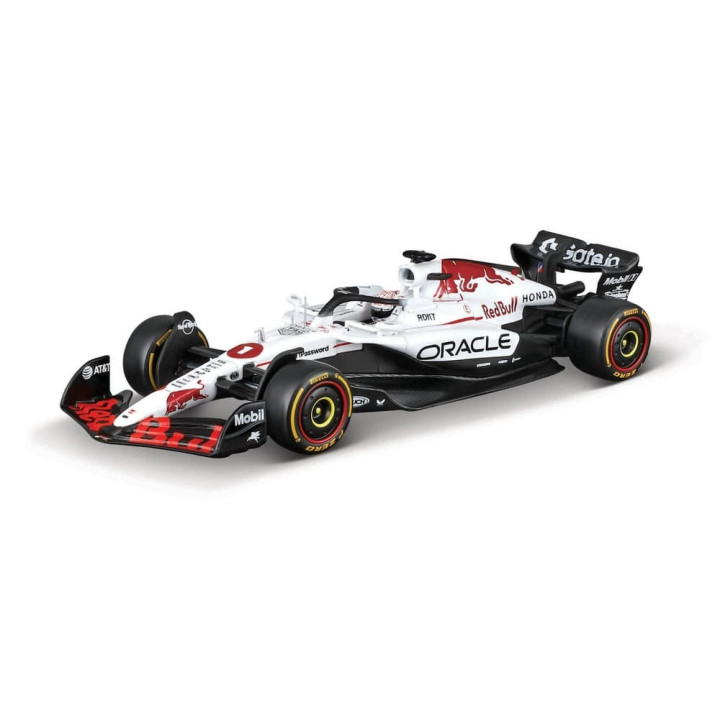 Bburago – RACE Formule F1 Oracle Red Bull Racing RB21 (2025) s helmou,  1 Max Verstappen, 1:18