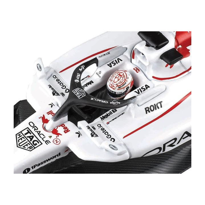 Bburago – RACE Formule F1 Oracle Red Bull Racing RB21 (2025) s helmou,  1 Max Verstappen, 1:18