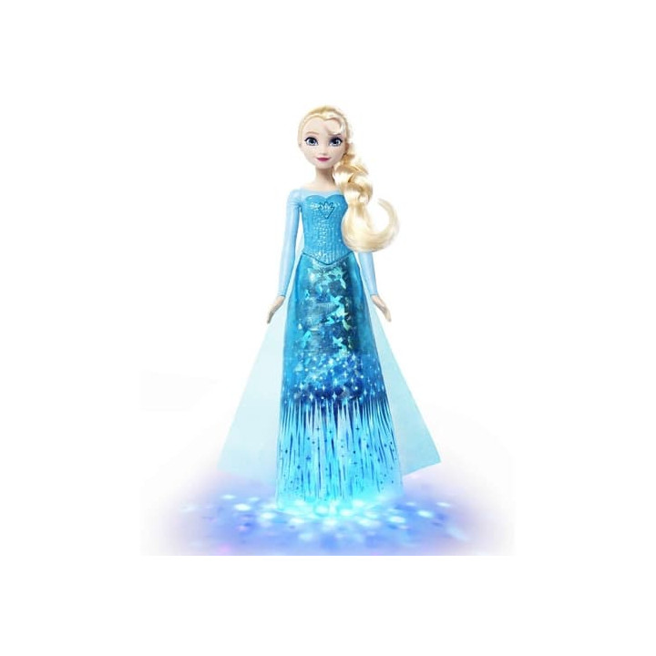 FROZEN ANGLICKY ZPÍVAJÍCÍ PANENKA ELSA SE SVĚTLY