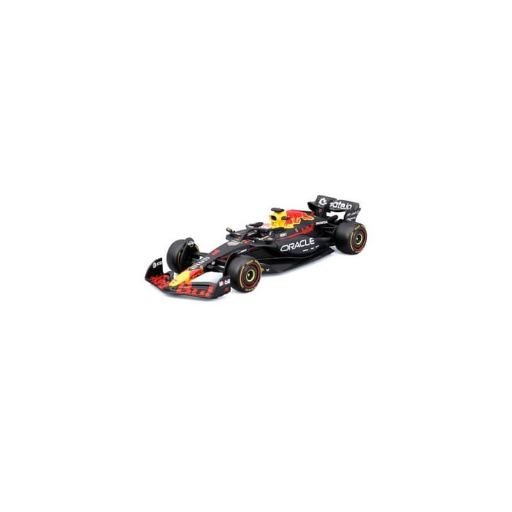 Bburago - RACE F1 v dekorativním boxu, Oracle Red Bull Racing RB21 (2025),  1 Max Verstappen, 1:43