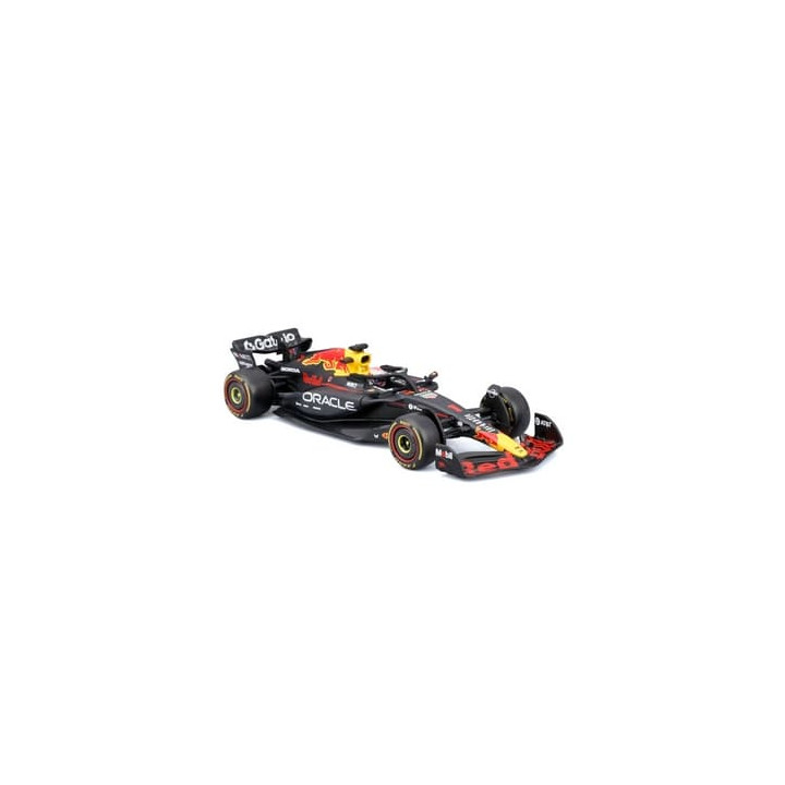 Bburago - RACE F1 v dekorativním boxu, Oracle Red Bull Racing RB21 (2025),  1 Max Verstappen, 1:43