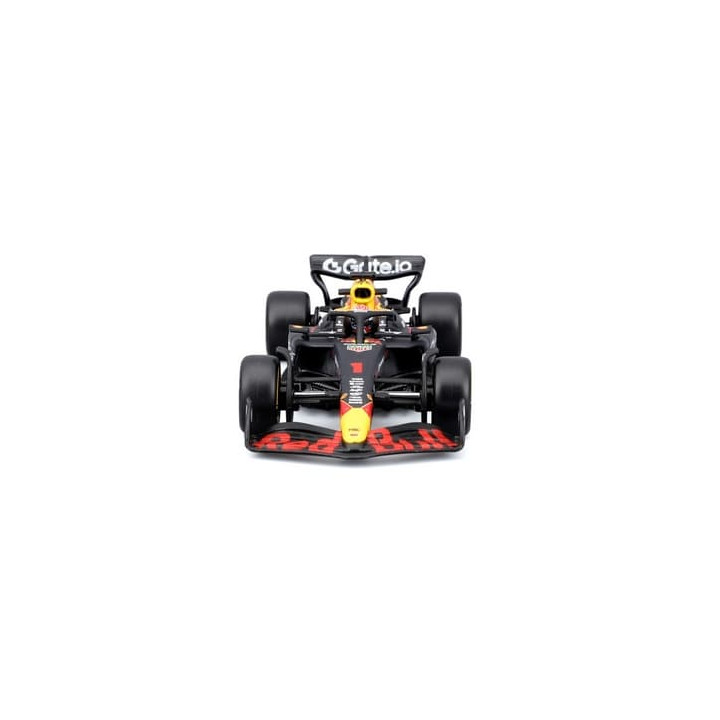 Bburago - RACE F1 v dekorativním boxu, Oracle Red Bull Racing RB21 (2025),  1 Max Verstappen, 1:43