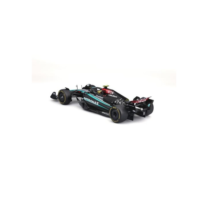 Bburago - RACING MODEL KIT, Formule Mercedes-AMG Petronas W15 (2024),  44 Lewis Hamilton, 1:24