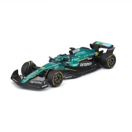 Bburago - RACE F1 v dekorativním boxu, Aston Martin AMR25 (2025),  18 Lance Stroll, 1:43