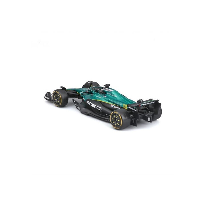 Bburago - RACE F1 v dekorativním boxu, Aston Martin AMR25 (2025),  18 Lance Stroll, 1:43