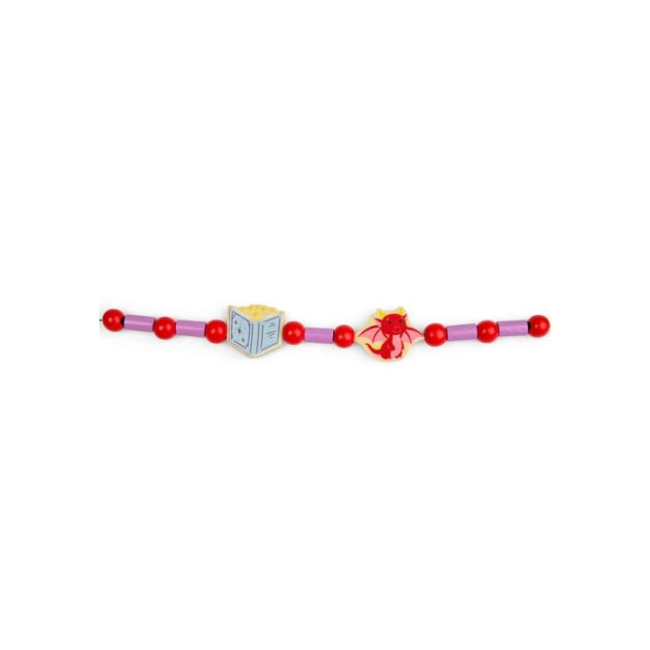 Bigjigs Toys Sada dřevěných korálků Mystical Magic