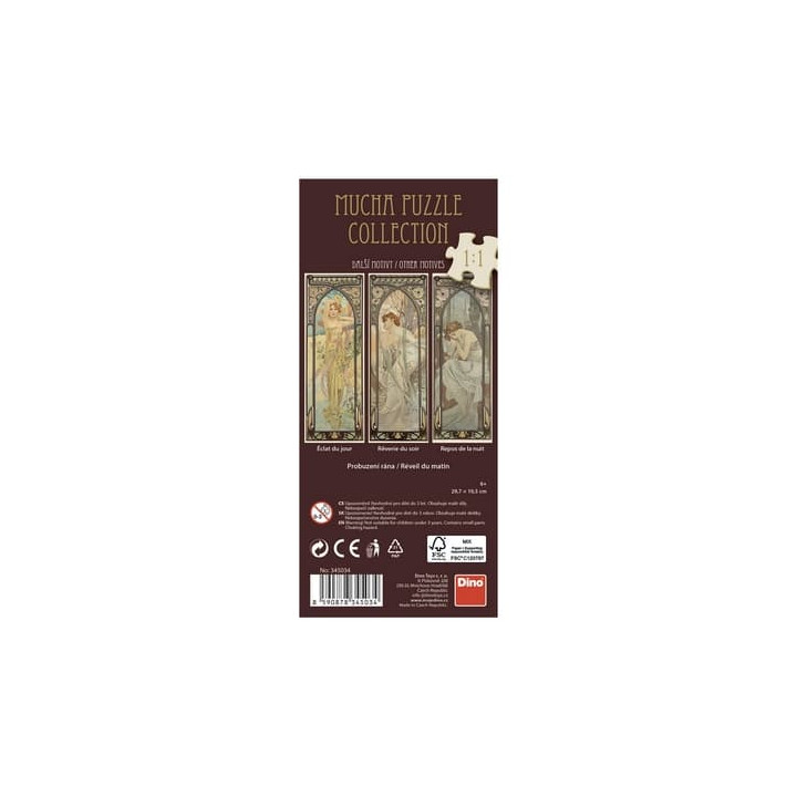 Alfons Mucha – Probuzení rána 75 panoramic Puzzle