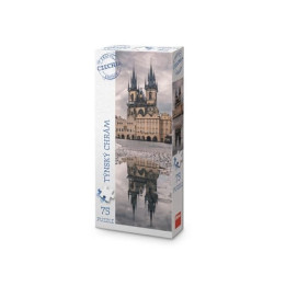 TÝNSKÝ CHRÁM 75 panoramic Puzzle TRAVEL
