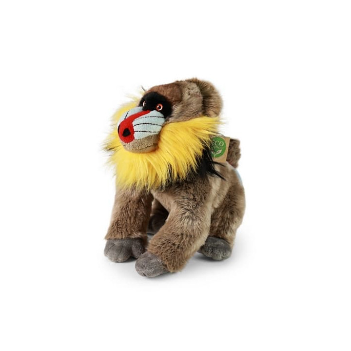 Rappa Plyšová opice mandril 28 cm ECO-FRIENDLY