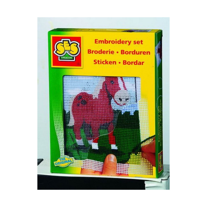 SES Vyšívání dečky - kůň