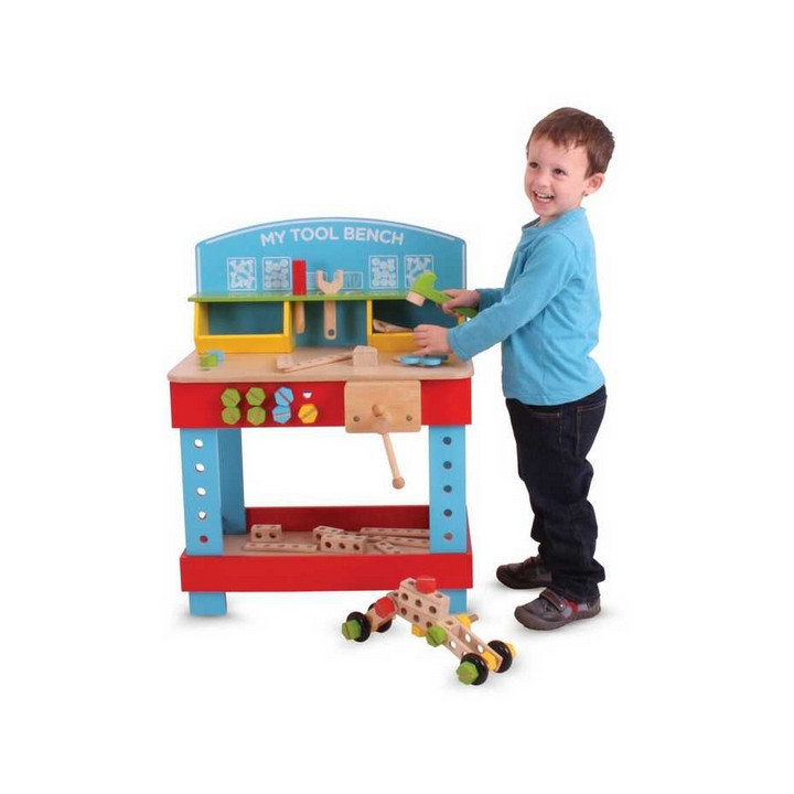 Bigjigs Toys Dřevěný pracovní stůl