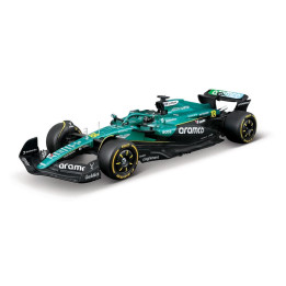 Bburago - RACE F1 v dekorativním boxu, Aston Martin AMR25 (2025),  18 Lance Stroll, 1:24