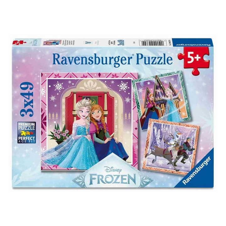 Disney: Ledové království 3x49 dílků