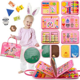 2Kids Toys Senzorická busy kniha Jednorožec 4