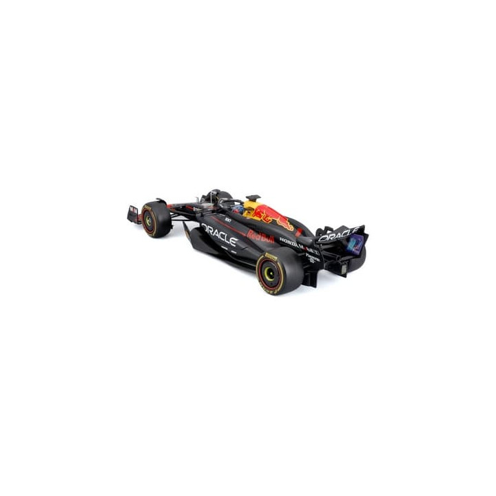 Bburago - RACE F1 v dekorativním boxu, Oracle Red Bull Racing RB20 (2024),  1 Max Verstappen, 1:24