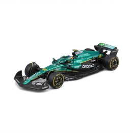 Bburago - RACE F1 v dekorativním boxu, Aston Martin AMR25 (2025),  14 Fernando Alonso, 1:43