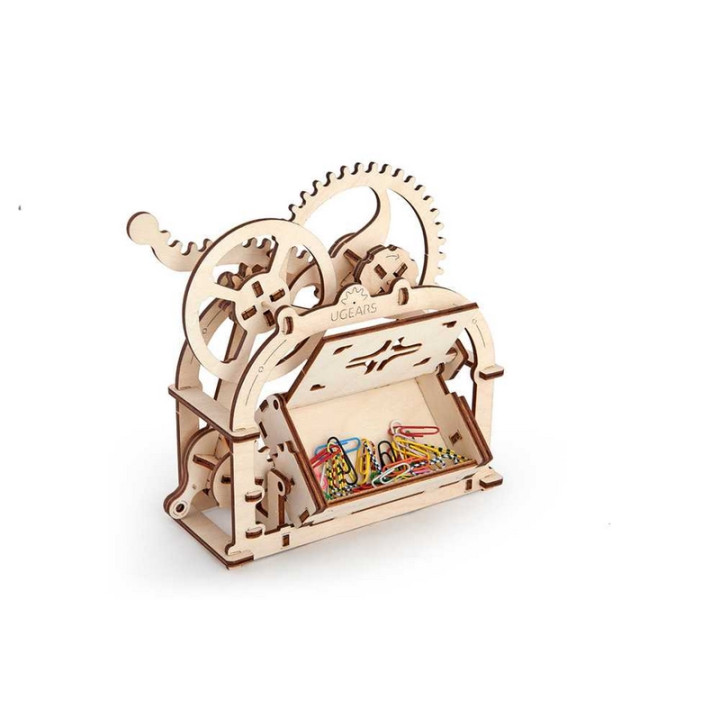 Ugears 3D dřevěné mechanické puzzle Box na vizitky