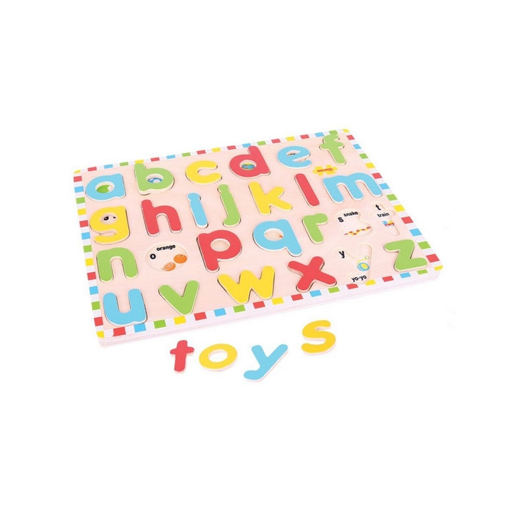 Bigjigs Toys Anglická malá abeceda s obrázky