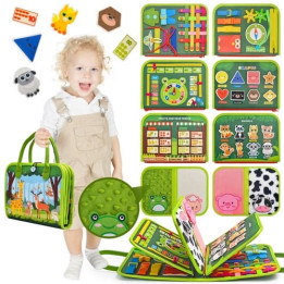 2Kids Toys Senzorická busy kniha Zvířátka