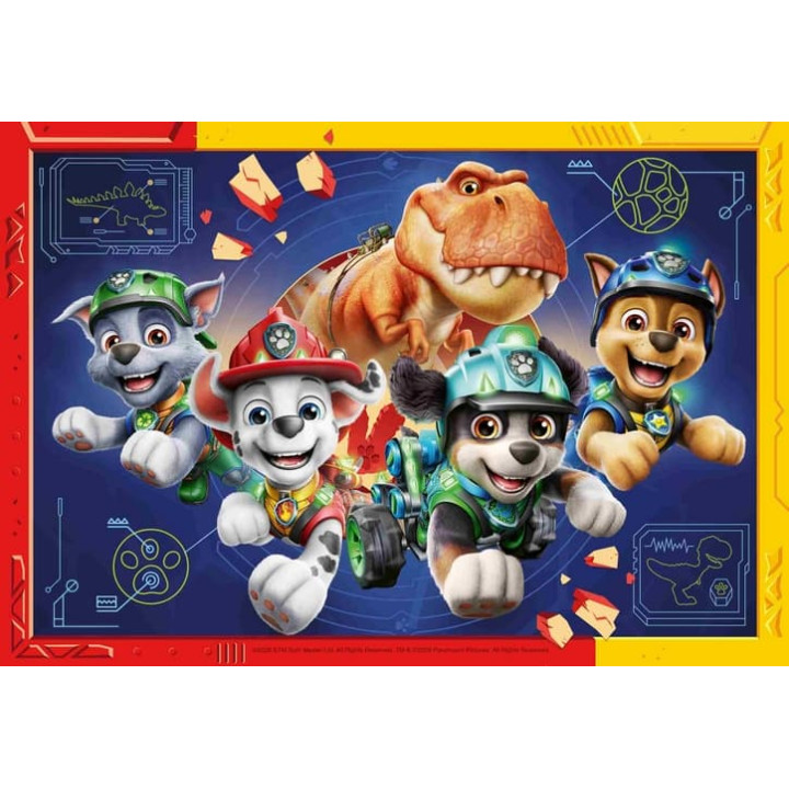 Puzzle Tlapková patrola: Dinosauří film 2x12 dílků