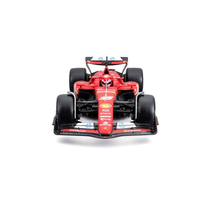 Bburago - RACE F1 v dekorativním boxu, Ferrari SF-24 (2024),  16 Charles Leclerc, 1:24