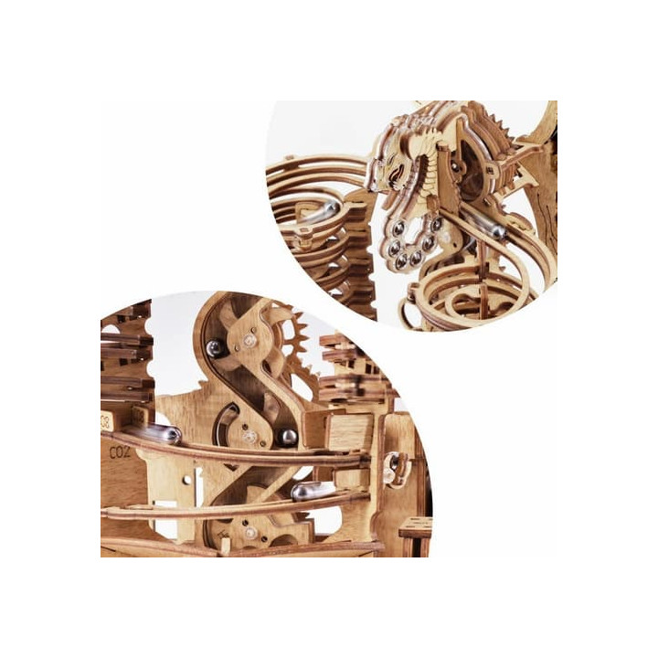 iDventure 3D dřevěná skládačka Kuličková dráha Drak