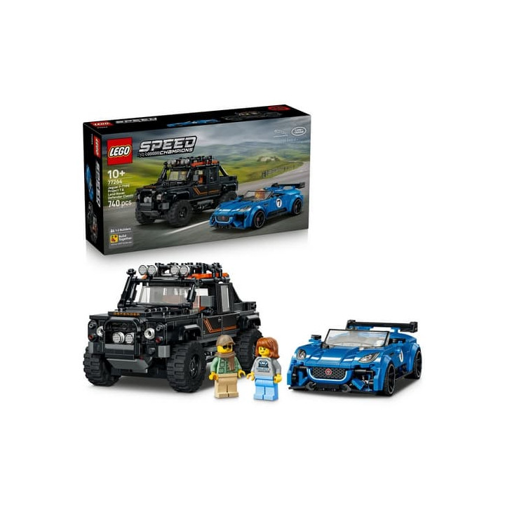 LEGO Speed Champions 77264 Jaguar Project 7 a Land Rover Defender