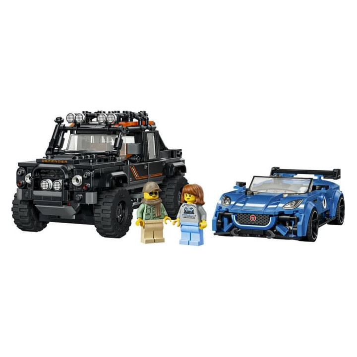 LEGO Speed Champions 77264 Jaguar Project 7 a Land Rover Defender