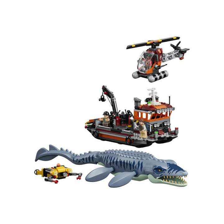 Lego 77983 Jurassic World Útok dinosaura mosasaura na loď