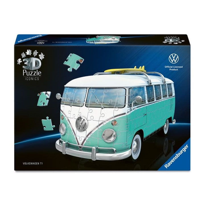 Puzzle 3D Iconics: Volkswagen T1 Chrome