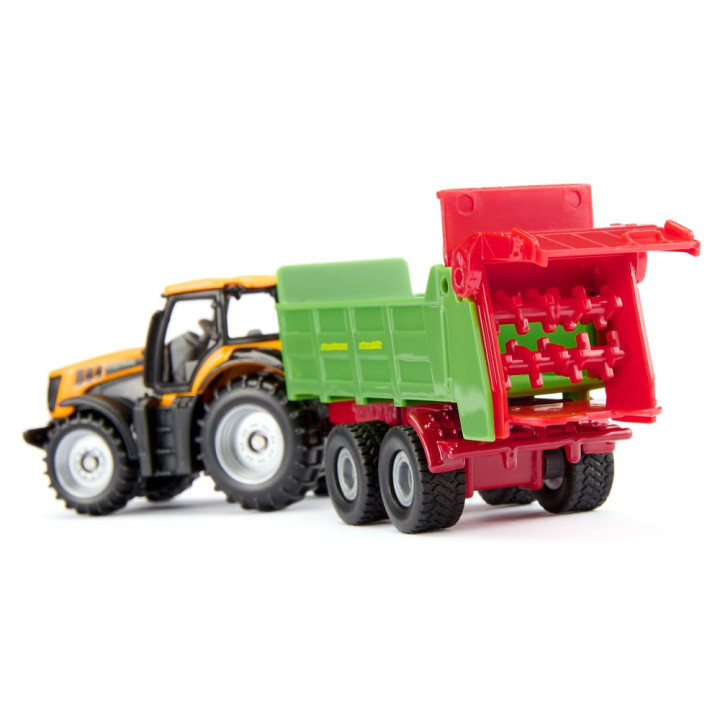 SIKU Blister 1133 - Traktor JCB s univerzálním rozmetadlem Strautmann